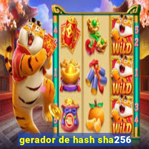 gerador de hash sha256